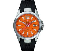 Swiss Alpine Military Grovana 7058.1839 Montre pour homme 10 ATM fabriquée en Suisse Orange, Sportif