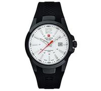 Swiss Alpine Military Grovana 7058.1873 Montre pour homme 10ATM fabriquée en Suisse Argenté, bracelet