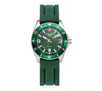 Swiss Alpine Military 7034.1834 Montre Homme Sierra argent vert 42mm 10ATM