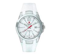 Swiss Alpine Military Montre de Sport pour Homme, Blanche, 70581833, 10 ATM, fabriquée en Suisse