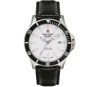 Swiss Alpine Military - Montre bracelet Homme Challenger 7022.1532 Quartz Cuir noir Analogique
