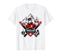 Swiss Après-Ski Instructeur Ski Party T-Shirt Graphique avec Valeur