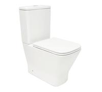 Swiss Aqua Technologies - B-Way Kit complet WC à poser vario avec chasse d'eau Vortex + réservoir de chasse + abattant SoftClose, blanc (SAT2168STORP)