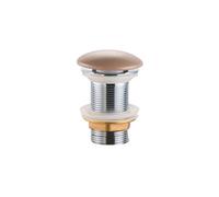 Swiss Aqua Technologies - Bonde à écoulement libre Infinitio 5/4" sans trop-plein pour lavabos et vasques, moka mat (PZATKALBRM)