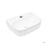 Brevis Lavabo suspendu avec trou pour robinetterie, 43x30x13cm (SATBRE4330R)