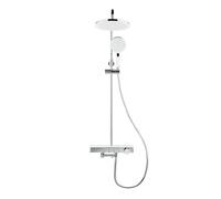 Swiss Aqua Technologies - Colonne bain/douche avec douchette 3 jets, Mitigeur thermostatique, Barre réglable en hauteur