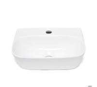 Swiss Aqua Technologies - Lave-mains suspendu 43 x 30 cm blanc pour WC sans trop-plein SAT Brevis (SATBRE4330R)