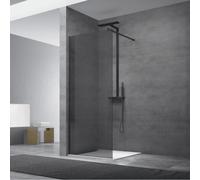Swiss Aqua Technologies - Paroi de douche à l'italienne 107x200cm Walk-in, verre fumé (WI110KS)