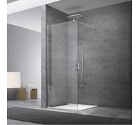 Swiss Aqua Technologies - Paroi de douche à l'italienne 97x200 cm Walk-in, anti-calcaire, verre transparent (WI100)