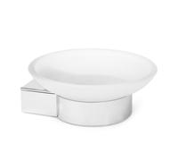 Swiss Aqua Technologies - Porte-savon SAT Project chrome/verre au lait (SATDPROJ39)