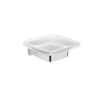 Swiss Aqua Technologies - Porte-savon SAT Simply S chrome/verre au lait (SATDSIMS39)