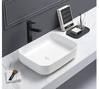 Vasque à poser Infinitio 50 x 39 x 13 cm sans trop-plein, blanc mat (SATINF5039M)