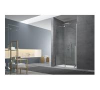 Walk-in X Motion Porte coulissante de douche sans profilés, verre transparent Easy Clean 120x200cm (SIKOWIXM120)