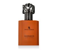 Swiss Arabian Incense 01 Extrait De Parfum Unisexe 50ML - Une fusion mystique d'encens fumé, de bois chauds et d'élégance épicée - Parfum boisé-épicé enchanteur