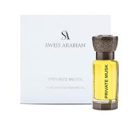Swiss Arabian Private Musk Huile de Parfum Concentrée Unisexe 12ml - Une Étreinte Chaleureuse de Safran, Jasmin et Ambre Soyeux - Un Parfum Intime et Durable