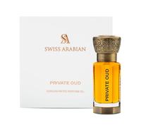 Swiss Arabian Private Oud Huile de Parfum Concentrée Unisexe 12ml - Une Fusion Riche de Prune Italienne, Rose Bulgare et Oud Opulent - Parfum Gourmand Sensuel