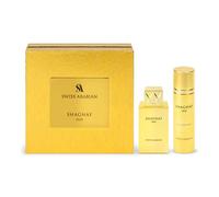 Swiss Arabian Shaghaf Oud Eau de parfum unisexe 75 ml + déodorant pour le corps en spray 75 ml - Une composition luxueuse de safran, d'oud, de rose, de praline et de vanille - Arôme oriental