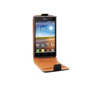 Swiss Charger Etui clapet cuir noir LG L7