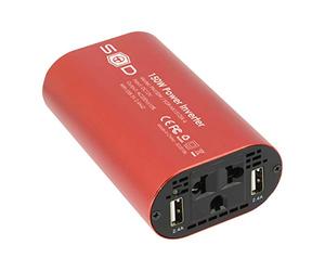 SWISS DRIVE Convertisseur 12 V/230 V 150 W+USB 2.4A 2