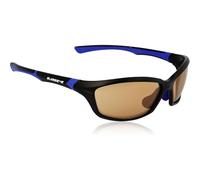 Swiss Eye Lunettes de sport Drift, noir mat/bleu.