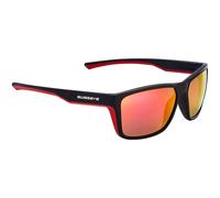 Swiss Eye Unisex Fly Sportbrille, black matt-red, OneSize