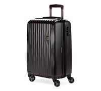Swiss Gear 7272 Energie Hardside Polycarbonate Spinner Collection, Noir, Carry-on 19-inch