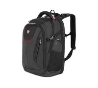 Swiss Gear Sac à dos d'ordinateur, Noir/rouge avec serrure, L