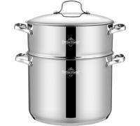 Swiss Haus Couscoussier 22cm 8L tous feux dont induction acier inoxydable