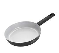 SWISS HAUS Poêle de Cuisson 30cm - Poignée Ergonomique Isolante Texturée - Noir