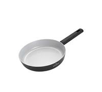 SWISS HAUS Poêle de Cuisson 30cm - Poignée Ergonomique Isolante Texturée - Noir