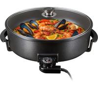 Swiss Haus Poêle électrique 24cm 1500W Basel Premium Collection Noir Design