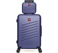 swiss kopper - lot de 2 - valise weekend et vanity zurich - marine MARINE G