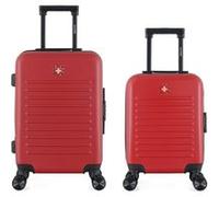 - lot de 2 - valises cabine et cabine xxs wil - bordeaux