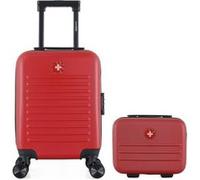swiss kopper - lot de 2 - valises cabine xxs et vanity wil - bordeaux BORDEAUX