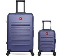 swiss kopper - lot de 2 - valises grand format et cabine xxs wil - marine marine