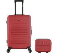 swiss kopper - lot de 2 - valises weekend et vanity wil - bordeaux BORDEAUX G