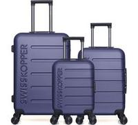 swiss kopper - lot de 3 - valise weekend, valise cabine et valise cabine xxs aigle - marine MARINE G