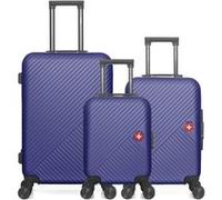 swiss kopper - lot de 3 - valise weekend, valise cabine et valise cabine xxs spiez - marine MARINE G