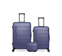 SWISS KOPPER - LOT DE 3 - Valises grand format, weekend et vanity AIGLE - MARINE