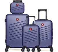 swiss kopper - lot de 4 - valise weekend, valise cabine, valise cabine xxs et vanity zurich - marine MARINE G