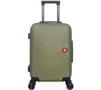swiss kopper - valise cabine spiez 55 cm 4 roues - kaki kaki G