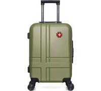swiss kopper - valise cabine uster 55 cm 4 roues - kaki kaki G