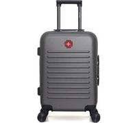swiss kopper - valise cabine wil 55 cm 4 roues - gris fonce gris fonce G