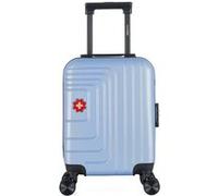 swiss kopper - valise cabine xxs ruti 46 cm 4 roues - bleu dore bleu dore