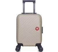 swiss kopper - valise cabine xxs spiez 46 cm 4 roues - beige beige G