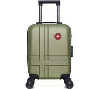 swiss kopper - valise cabine xxs uster 46 cm 4 roues - kaki kaki G