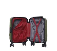 swiss kopper - valise cabine xs uster 4 roues 46 cm - kaki kaki