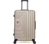 - valise grand format abs rüti 4 roues 75 cm - beige