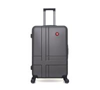 swiss kopper - valise grand format abs uster 4 roues 75 cm - gris fonce gris fonce