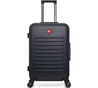 swiss kopper - valise weekend abs wil 4 roues 65 cm - noir noir G